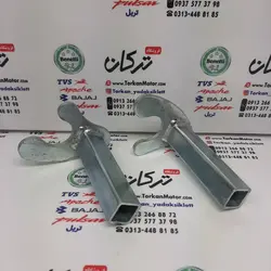 پایه استند جک چرخ عقب ( جفتی ) مدل خرچنگی زیر قرقره پروتکشن