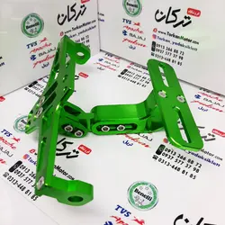 پایه ( استند ) پلاک حرفه ای اسپرت رنتال CNC ( سبز )