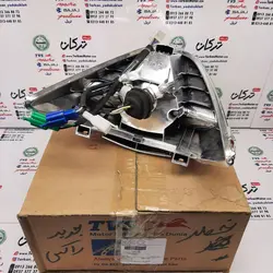 خطر عقب کامل موتور TVS راکس جدید شیشه قرمز اصلی