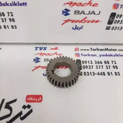 دنده فلزی به سر میلنگ اویل پمپ روغن موتور اپاچی 150 ، 160 ، 180 اصلی