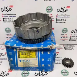 دیسک کلاچ همراه با دنده مقابل موتور پالس 180 UG3 ( هندلی ، زین یک تکه ) و 200 صفحه کلاچ کوچک اصلی