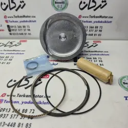 رینگ و پیستون ( پستان ) موتور اپاچی 200 اصلی ( سایز 0/75 )