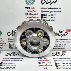 شش شاخ کلاچ کامل همراه با صفحه کلاچ موتور tvs راکس و نئو neo 125 شرکتی