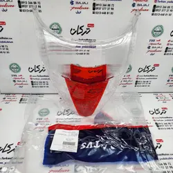 شیشه طلق خطر عقب موتور TVS راکس شیشه سفید قرمز قدیم