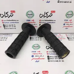 لاستیک سر دسته فرمان گاز و کلاچ با استخوانی موتور تریل فلات پرواز طرح CRF سی ار اف (جفتی)