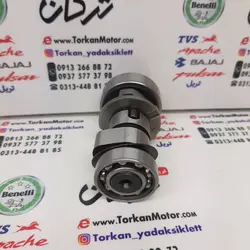 میله سوپاپ ( بادامک ) موتور پالس 180 UG3 ( هندلی ، زین یک تکه ) دو شمع اوانس دار لبه پهن