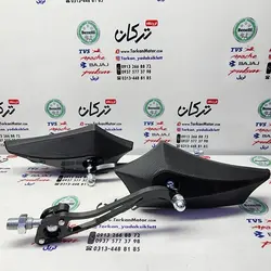 اینه اسپرت پایه رنتال CNC مشکی