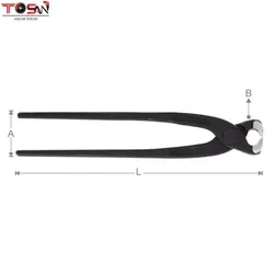 انبر آرماتوربند 10 اینچ - ابزار توسن