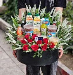 سفارش سبد گل مریض 803