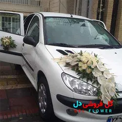 تزئین گل ماشین عروس مدل جدید693