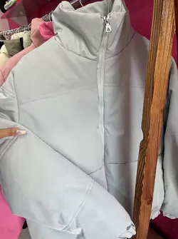 کاپشن پفی کوتاه آبنباتی(2175)