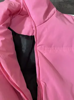 کاپشن پفی کوتاه آبنباتی(2175)