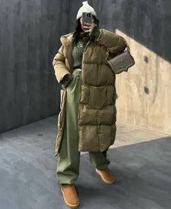 کاپشن بلند پفی(2238)