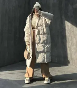 کاپشن بلند پفی(2238)