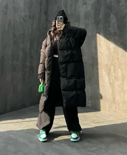 کاپشن بلند پفی(2238)