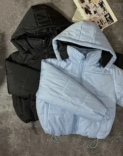 کاپشن پفی کلاهدار(2268)