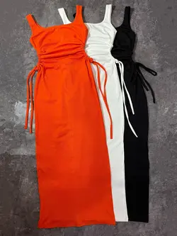 پیراهن برشکا بلند چاکدار بفل گت وارداتی(2444)