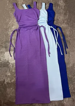 پیراهن برشکا بلند چاکدار بفل گت وارداتی(2444)