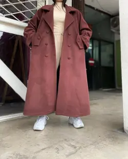 پالتو فوتر آستین عروسکی (1002)