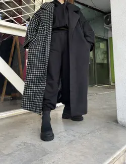 پالتو ترکیبی فوتر کوبیده شده (1109)