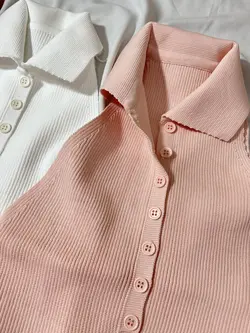 پیراهن ترک دکمه ای(1544)