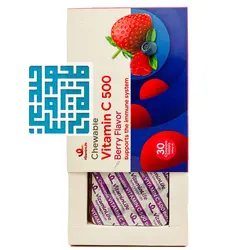 خرید قرص جویدنی ویتامین سی 500 ویتامین لایف 30 عددی