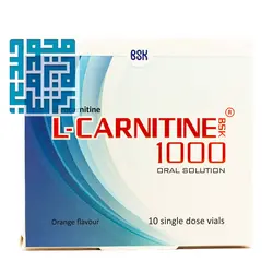 قیمت و خرید ویال ال کارنیتین 1000 بی اس کی 10 عددی