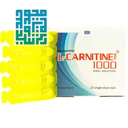 قیمت و خرید ویال ال کارنیتین 1000 بی اس کی 10 عددی