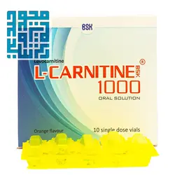 قیمت و خرید ویال ال کارنیتین 1000 بی اس کی 10 عددی