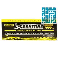 قیمت و خرید قرص ال کارنیتین 1000 میلی گرم ژن استار