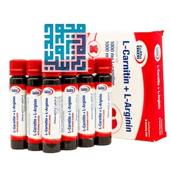 قیمت و خرید ویال ال کارنیتین و ال آرژنین یورویتال 6 عددی