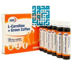 قیمت و خرید ویال ال کارنیتین و قهوه سبز یوروویتال 6 عددی