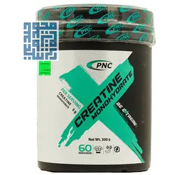 قیمت و خرید پودر کراتین مونوهیدرات پی ان سی 300 گرمی