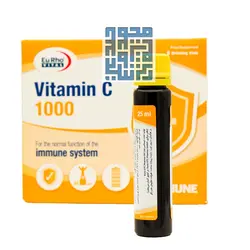 قیمت و خرید ویال ویتامین C 1000 میلی گرم یوروویتال 6 عددی