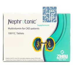 خرید قرص نفروتونیک زهراوی (مخصوص بیماران کلیوی) ۱۰۰ عددی