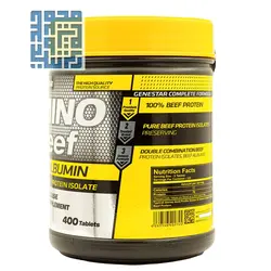 قیمت و خرید قرص آمینو بیف ژن استار 400 عددی