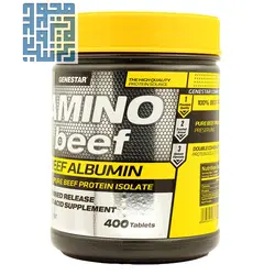 قیمت و خرید قرص آمینو بیف ژن استار 400 عددی