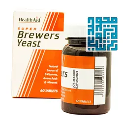 قیمت و خرید قرص مخمر آبجو هلث اید 60 عددی