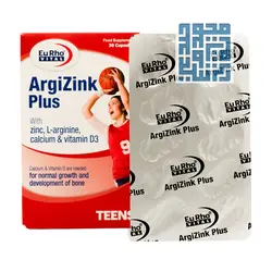 خرید کپسول آرژی زینک پلاس یوروویتال 30 عددی