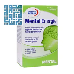 قیمت و خرید قرص منتال انرژی یوروویتال 60 عددی