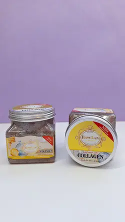 اسکراب شنی صورت و بدن کلاژن 300 میل هپی لیدی