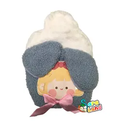 کیسه آب گرم کودک دخترانه پولیشی گوش دار ظرفیت 400 میلی لیتر