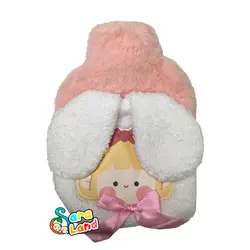 کیسه آب گرم کودک دخترانه پولیشی گوش دار ظرفیت 400 میلی لیتر