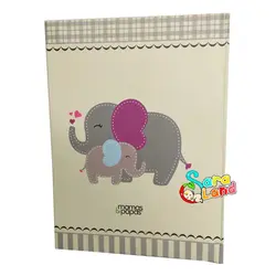 آلبوم خاطرات کودک mamas &amp; papas طرح فیل کرم