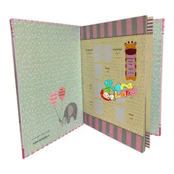 آلبوم خاطرات کودک mamas &amp; papas طرح فیل کرم