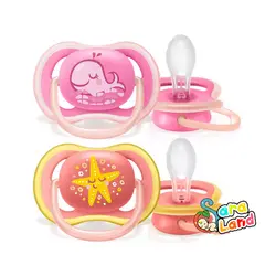 پستانک ارتودنسی اونت اولترا ایر 18-6 ماه تکی جعبه باز مدل SCF085/06