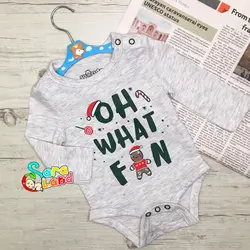 بادی نوزاد طرح زنجفیل و کلاه کریسمس So Cute