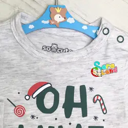 بادی نوزاد طرح زنجفیل و کلاه کریسمس So Cute