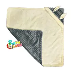 پتو دورپیچ کلاه دار حبابی گوش دار