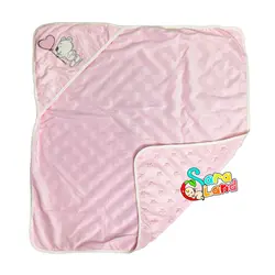 پتو دورپیچ کلاه دار ستاره ای طرح خرس و بادکنک